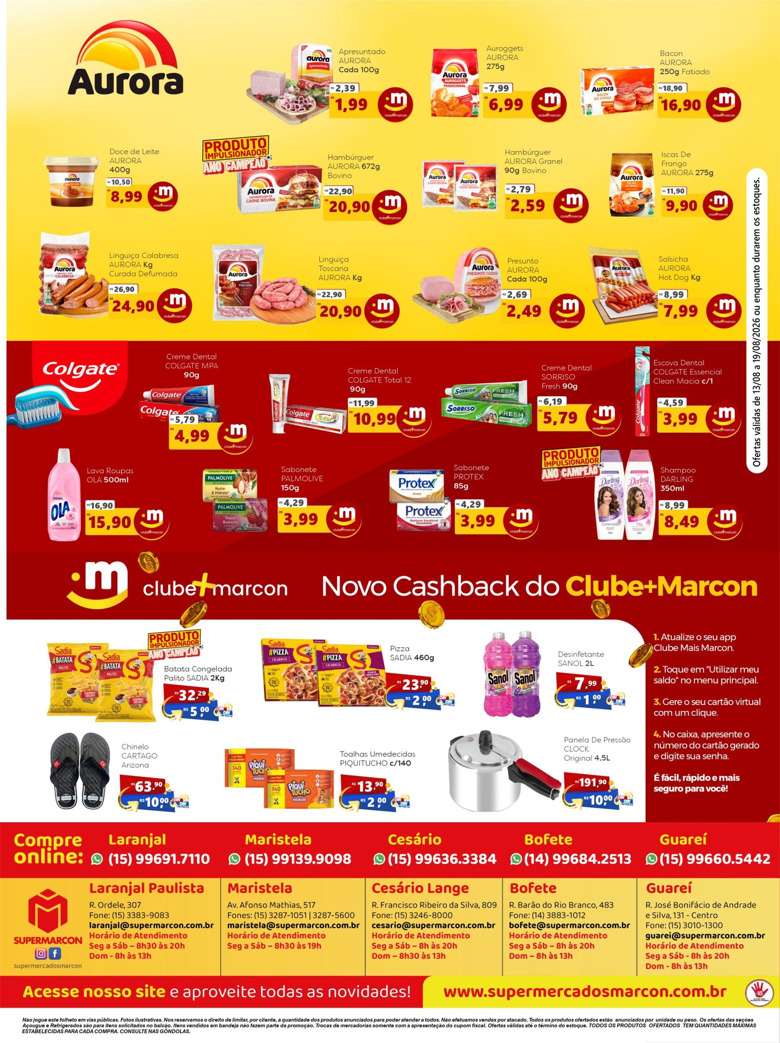 VERSO PATROCINADORES